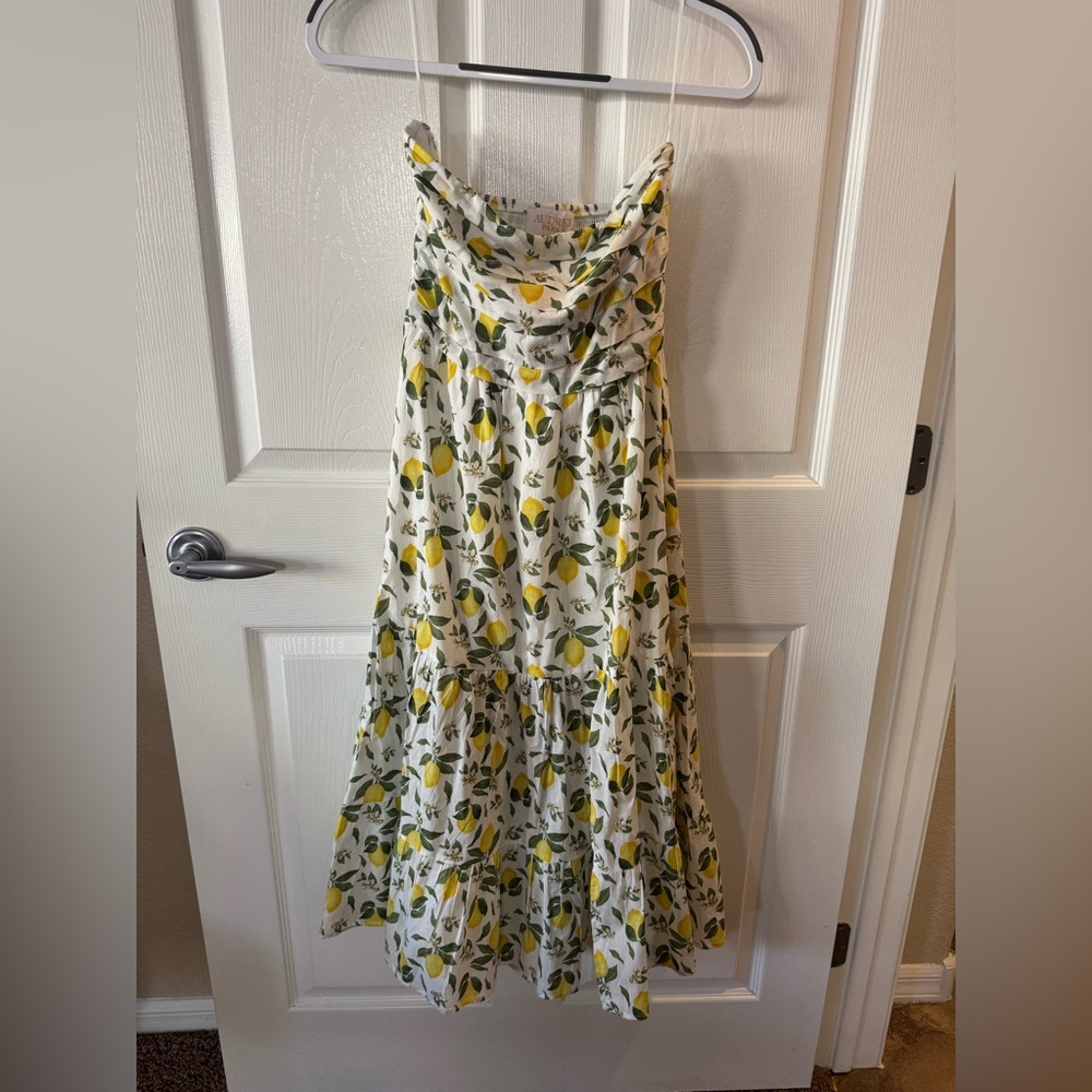 Francesca dress lemon print